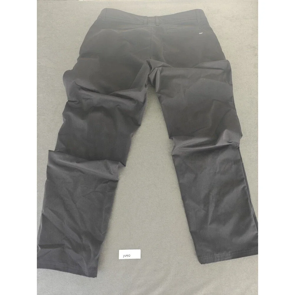 Hurley Men's Black Performance Hiking Outdoor Pants Size 38 Stretch 38x33